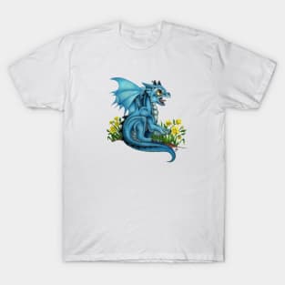 Adorable Blue Baby Dragon T-Shirt